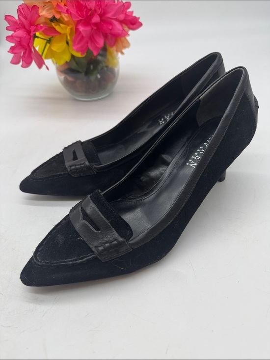 Ralph Lauren Shoes - Ralph Lauren Black Pointed-Toe Low Heel Pumps 7.5 BHE10105A